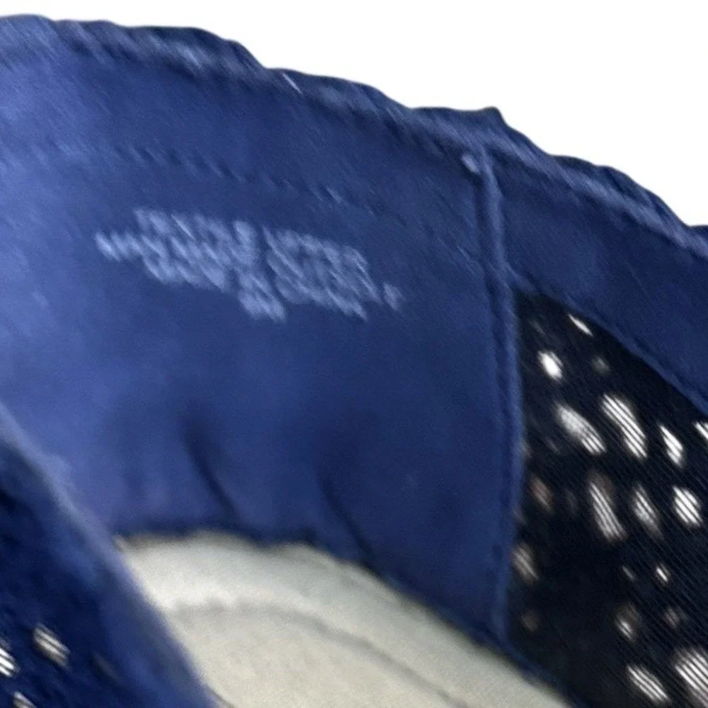 Talbots Women's Izzy Blue Crochet Espadrille Shoes Size 9 EUC Boho Cottage Fairy